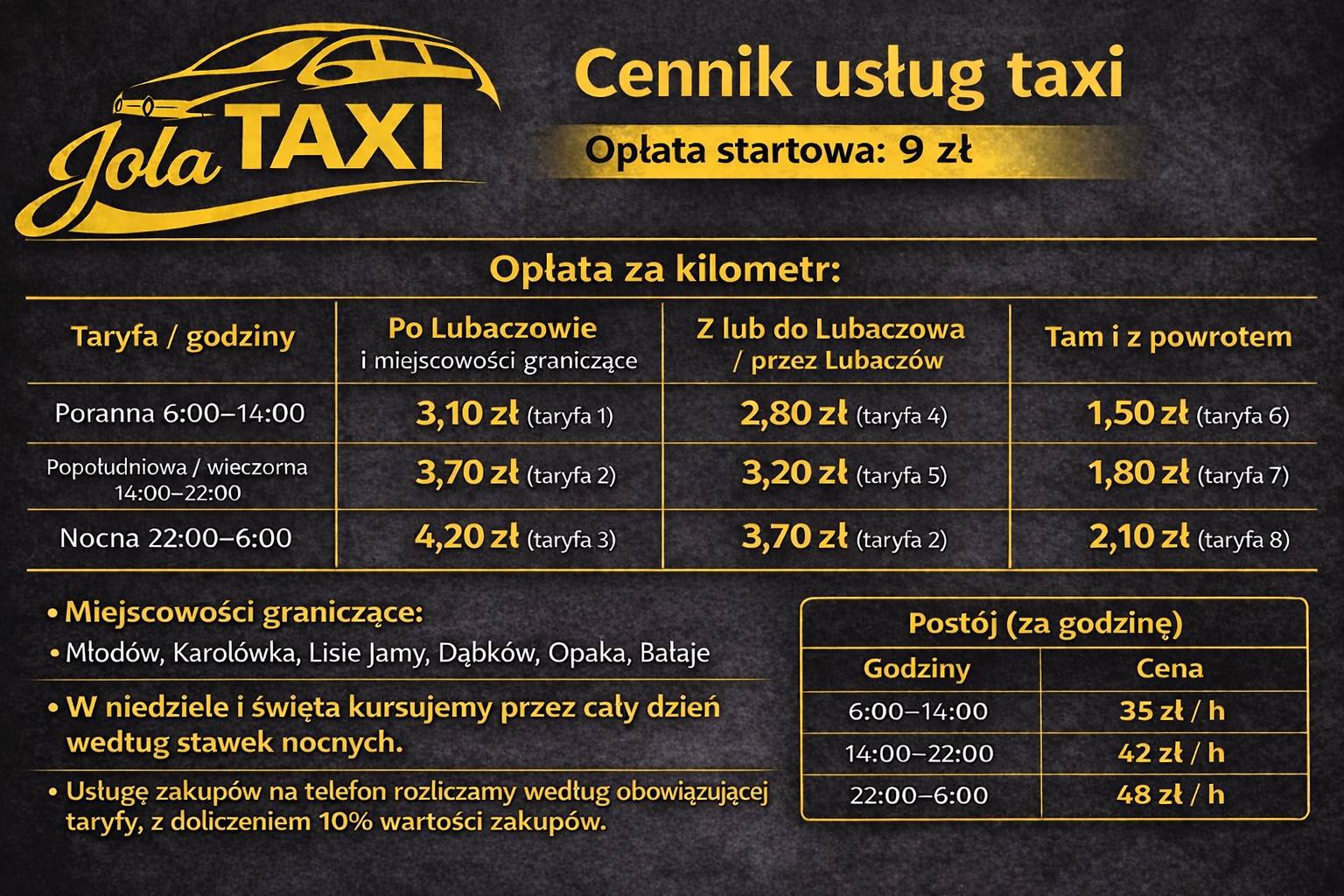 Cennik